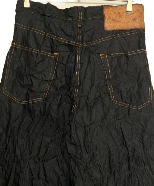 Acne studios（アクネ ストゥディオス）Acne studios (アクネ ストゥディオス) Relaxed fit crinkled denim trousers インディゴ サイズ:46の古着・服飾アイテム