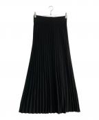 DEUXIEME CLASSEドゥーズィエム クラス）の古着「beauty pleated スカート　20080500712010」｜ブラック