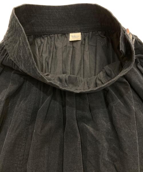 Ron Herman（ロンハーマン）Ron Herman (ロンハーマン) コーデュロイフレアロングスカート ブラック サイズ:Sの古着・服飾アイテム