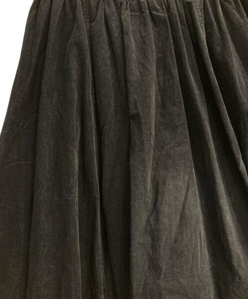 Ron Herman（ロンハーマン）Ron Herman (ロンハーマン) コーデュロイフレアロングスカート ブラック サイズ:Sの古着・服飾アイテム