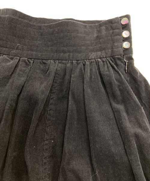 Ron Herman（ロンハーマン）Ron Herman (ロンハーマン) コーデュロイフレアロングスカート ブラック サイズ:Sの古着・服飾アイテム