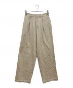 RHC Ron Hermanアールエイチシー ロンハーマン）の古着「タックワイドパンツ」｜ベージュ