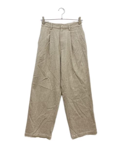 RHC Ron Herman（アールエイチシー ロンハーマン）RHC Ron Herman (アールエイチシー ロンハーマン) タックワイドパンツ ベージュ サイズ:XS 未使用品の古着・服飾アイテム