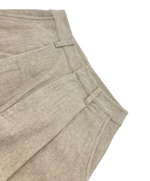 RHC Ron Herman（アールエイチシー ロンハーマン）RHC Ron Herman (アールエイチシー ロンハーマン) タックワイドパンツ ベージュ サイズ:XS 未使用品の古着・服飾アイテム