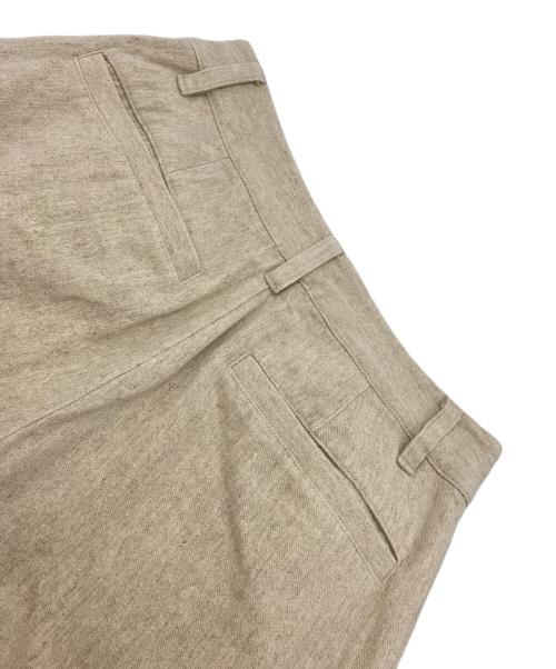 RHC Ron Herman（アールエイチシー ロンハーマン）RHC Ron Herman (アールエイチシー ロンハーマン) タックワイドパンツ ベージュ サイズ:XS 未使用品の古着・服飾アイテム