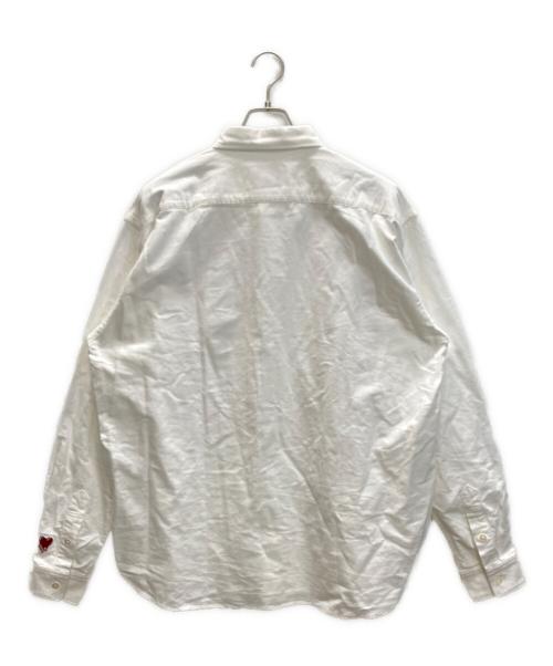 EMOTIONALLY UNAVAILABLE（エモーショナリー・アンアベイラブル）EMOTIONALLY UNAVAILABLE (エモーショナリー・アンアベイラブル) EU LOGO CIRCLE SHIRT ホワイト サイズ:SIZE Lの古着・服飾アイテム