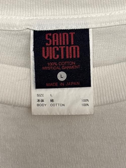 SAINT MICHAEL（セントマイケル）SAINT MICHAEL (セントマイケル) VICTIM (ヴィクティム) FD_SS TEE / ASTRO / WHITE ホワイト サイズ:Lの古着・服飾アイテム