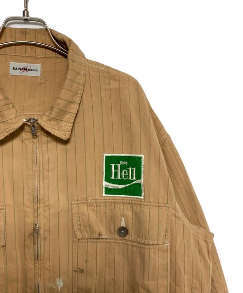 SAINT MICHAEL（セントマイケル）SAINT MICHAEL (セントマイケル) SEAN WOTHERSPOON (ショーン・ワザーズプーン) SW_UNIFORM JACKET/HELL / BEIGE ベージュ サイズ:Lの古着・服飾アイテム