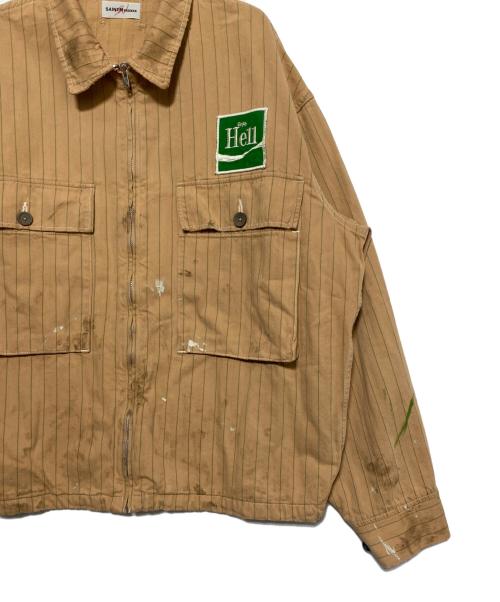 SAINT MICHAEL（セントマイケル）SAINT MICHAEL (セントマイケル) SEAN WOTHERSPOON (ショーン・ワザーズプーン) SW_UNIFORM JACKET/HELL / BEIGE ベージュ サイズ:Lの古着・服飾アイテム