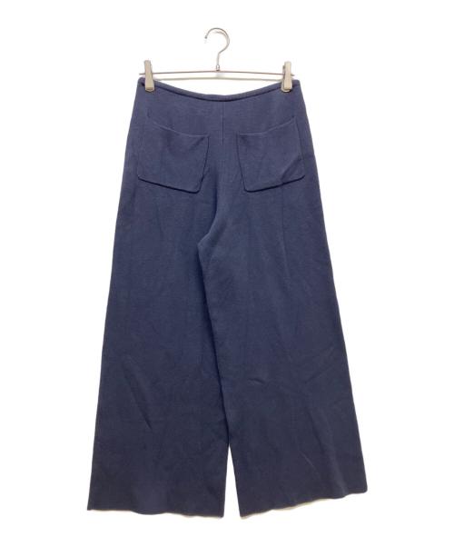 ETRE TOKYO（エトレトウキョウ）ETRE TOKYO (エトレトウキョウ) コットンシルクスムースニットパンツ ネイビー サイズ:SIZE Sの古着・服飾アイテム