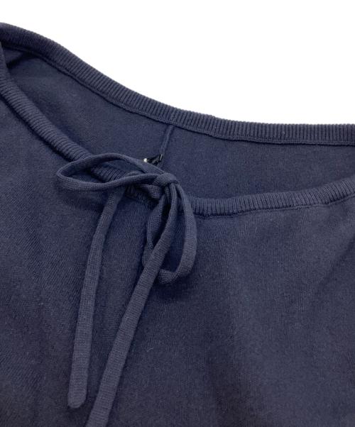 ETRE TOKYO（エトレトウキョウ）ETRE TOKYO (エトレトウキョウ) コットンシルクスムースニットパンツ ネイビー サイズ:SIZE Sの古着・服飾アイテム