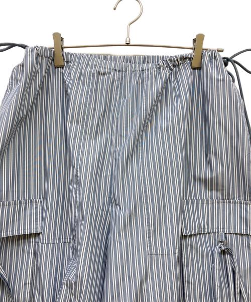 MAISON SPECIAL（メゾンスペシャル）MAISON SPECIAL (メゾンスペシャル) Ribbon Design Cargo Pants ブルー サイズ:36 未使用品の古着・服飾アイテム