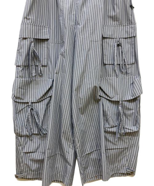 MAISON SPECIAL（メゾンスペシャル）MAISON SPECIAL (メゾンスペシャル) Ribbon Design Cargo Pants ブルー サイズ:36 未使用品の古着・服飾アイテム