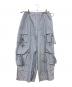 MAISON SPECIAL（メゾンスペシャル）の古着「Ribbon Design Cargo Pants」｜ブルー