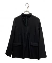 RIM.ARK（リムアーク）の古着「カーブドライントップス」｜ブラック