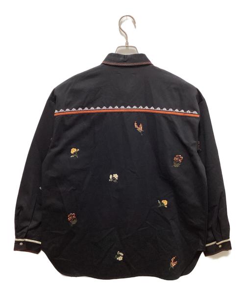 Ameri（アメリ）AMERI (アメリ) SMALL FLOWER OVER SHIRT ブラック サイズ:FREEの古着・服飾アイテム