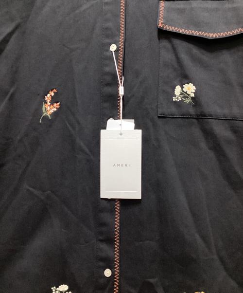 Ameri（アメリ）AMERI (アメリ) SMALL FLOWER OVER SHIRT ブラック サイズ:FREEの古着・服飾アイテム