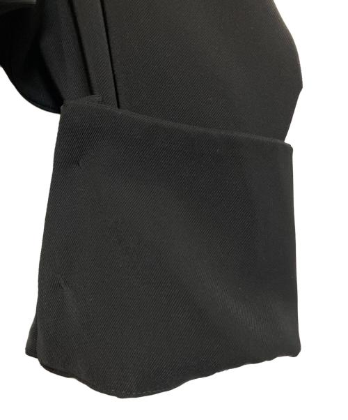 UN3D.（アンスリード）UN3D. (アンスリード) WAVE SHIRRING JUMP SUIT ブラック サイズ:36の古着・服飾アイテム