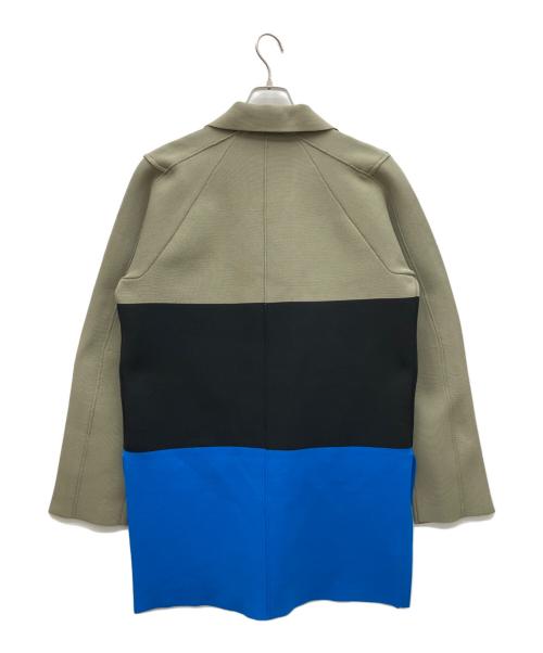 UN3D.（アンスリード）UN3D. (アンスリード) スクエアショルダーニットジャケット MIX サイズ:36の古着・服飾アイテム