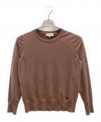 MACKINTOSH LONDONマッキントッシュ ロンドン）の古着「リアプレーンニットクルーネックプルオーバー」｜ブラウン