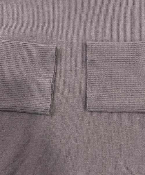 MACKINTOSH LONDON（マッキントッシュ ロンドン）MACKINTOSH LONDON (マッキントッシュ ロンドン) リアプレーンニットクルーネックプルオーバー ブラウン サイズ:38の古着・服飾アイテム