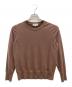 MACKINTOSH LONDON（マッキントッシュ ロンドン）の古着「リアプレーンニットクルーネックプルオーバー」｜ブラウン