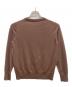 MACKINTOSH LONDON (マッキントッシュ ロンドン) リアプレーンニットクルーネックプルオーバー ブラウン サイズ:38：6000円