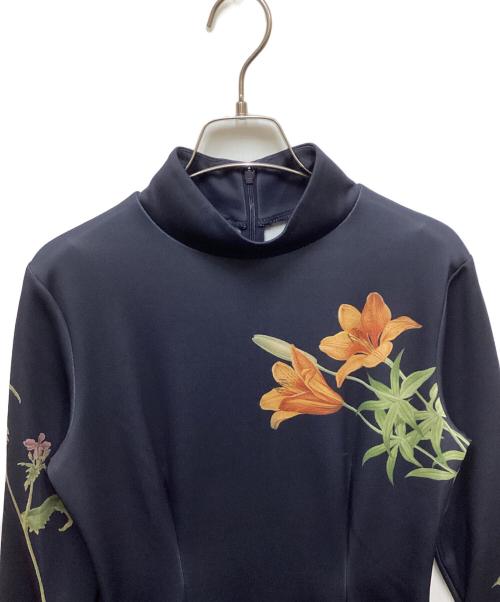 Ameri（アメリ）Ameri (アメリ) UND ANNABELLE LONG DRESS/アンナベルロングドレス ネイビー サイズ:Sの古着・服飾アイテム