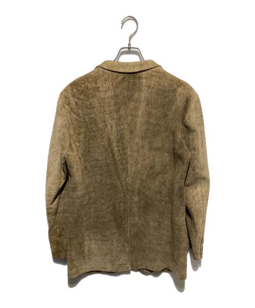 PONTENOVO（ポンテノバ）PONTENOVO (ポンテノバ) レザージャケット ベージュ サイズ:46の古着・服飾アイテム