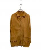 Y.Akamineワイアカミネ）の古着「スウェードシャツジャケット」｜ブラウン