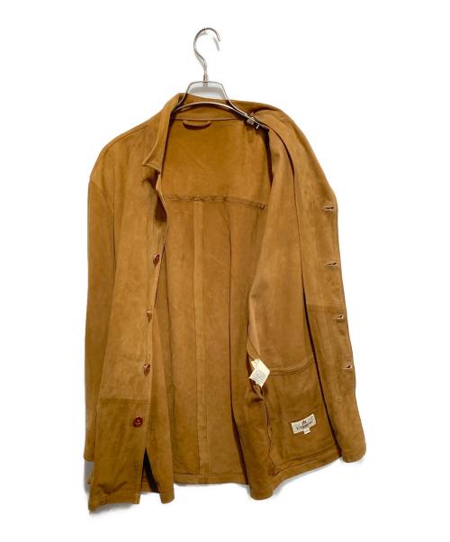 Y.Akamine（ワイアカミネ）Y.Akamine (ワイアカミネ) スウェードシャツジャケット ブラウン サイズ:48の古着・服飾アイテム