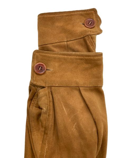 Y.Akamine（ワイアカミネ）Y.Akamine (ワイアカミネ) スウェードシャツジャケット ブラウン サイズ:48の古着・服飾アイテム