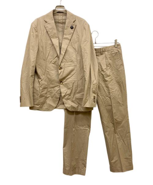 LARDINI（ラルディーニ）LARDINI (ラルディーニ) セットアップスーツ ベージュ サイズ:48の古着・服飾アイテム