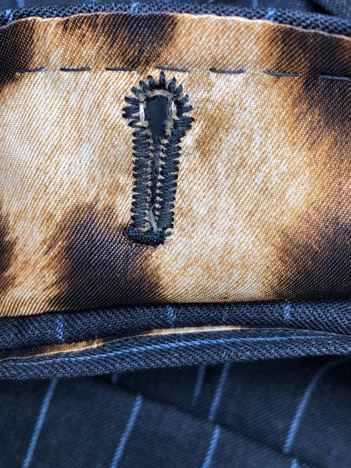 DOLCE & GABBANA（ドルチェ＆ガッバーナ）DOLCE & GABBANA (ドルチェ＆ガッバーナ) テーラードジャケット 裏地レオパード グレー サイズ:36の古着・服飾アイテム