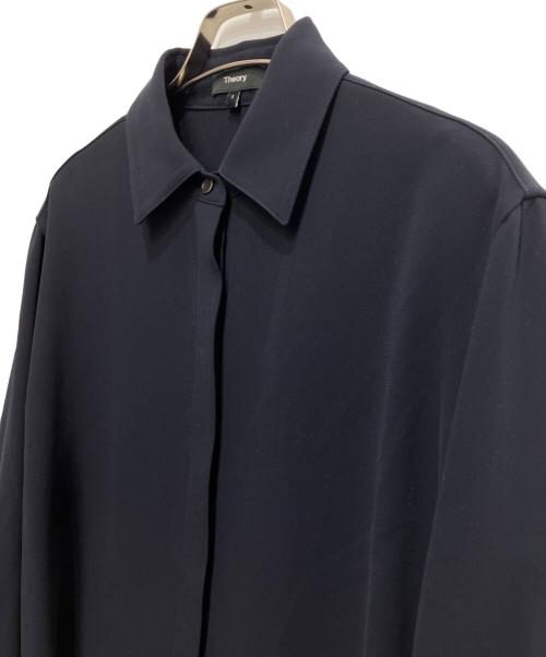 theory（セオリー）theory (セオリー) 長袖シャツ ネイビー サイズ:Sの古着・服飾アイテム