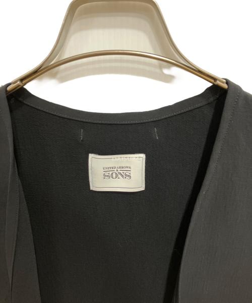 UNITED ARROWS & SONS by DAISUKE OBANA（ユナイテッドアローズ＆サンズ バイ ダイスケ オバナ）UNITED ARROWS & SONS by DAISUKE OBANA (ユナイテッドアローズ＆サンズ バイ ダイスケ オバナ) Ⅰ NEW V CARDIGAN ブラック サイズ:S 未使用品の古着・服飾アイテム