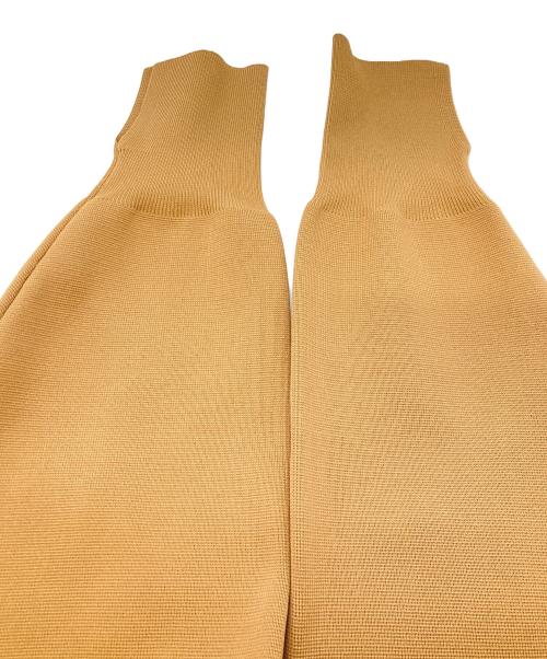 ARPEGE STORY（アルページュストーリー）Arpege story (アルページュストーリー) 金ボタンニットジャケット ライトブラウン サイズ:2の古着・服飾アイテム