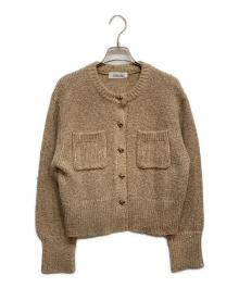 ARPEGE STORY（アルページュストーリー）の古着「スパンコールニットジャケット」｜ベージュ