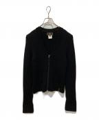 FENDIフェンディ）の古着「ニットジャケット」｜ブラック