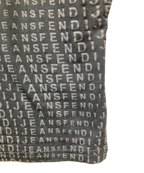 FENDI JEANS（フェンディ ジーンズ）FENDI jeans (フェンディ ジーンズ) ボトルネックカットソー ブラック サイズ:38の古着・服飾アイテム