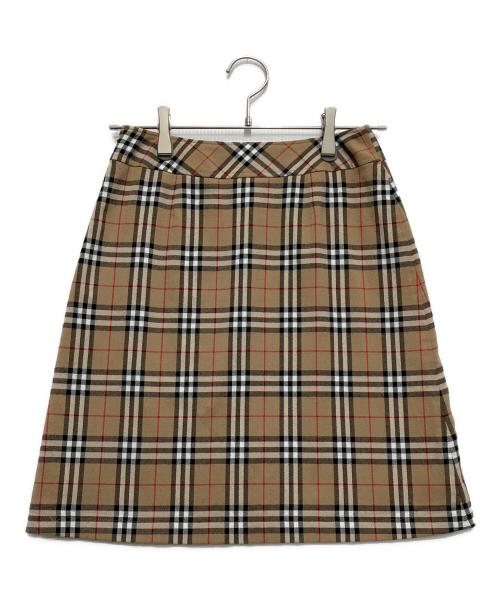 Burberry's  BLUE LABEL（バーバリーズ ブルーレーベル）Burberry's  BLUE LABEL (バーバリーズ ブルーレーベル) ノヴァチェックミニスカート ベージュ サイズ:36の古着・服飾アイテム