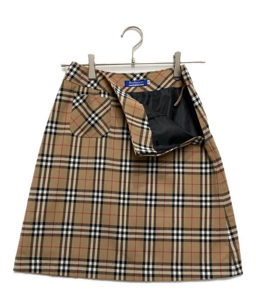 Burberry's  BLUE LABEL（バーバリーズ ブルーレーベル）Burberry's  BLUE LABEL (バーバリーズ ブルーレーベル) ノヴァチェックミニスカート ベージュ サイズ:36の古着・服飾アイテム