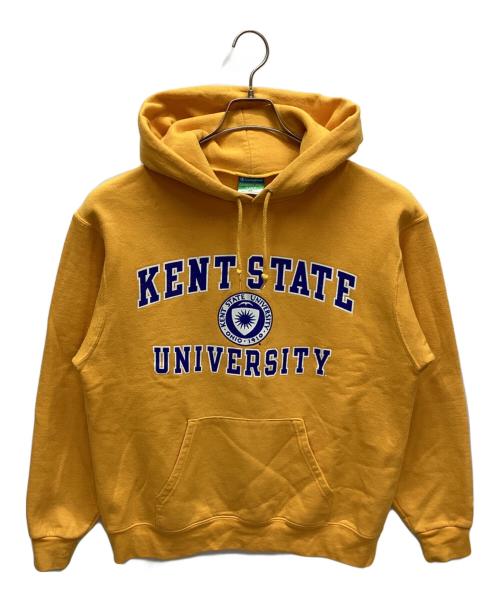 CHAMPION ECO FREECE（CHAMPION ECO FREECE）CHAMPION ECO FREECE (CHAMPION ECO FREECE) HOODIE SWEATSHIRT イエロー サイズ:Mの古着・服飾アイテム