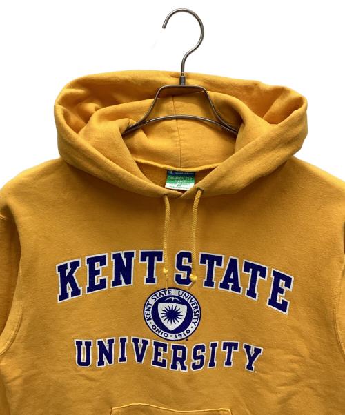 CHAMPION ECO FREECE（CHAMPION ECO FREECE）CHAMPION ECO FREECE (CHAMPION ECO FREECE) HOODIE SWEATSHIRT イエロー サイズ:Mの古着・服飾アイテム