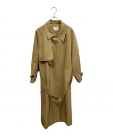 MIESROHE（ミースロエ）の古着「ドルマンステンカラーコート」｜ベージュ
