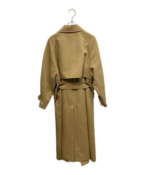 MIESROHE（ミースロエ）MIESROHE (ミースロエ) ドルマンステンカラーコート ベージュの古着・服飾アイテム