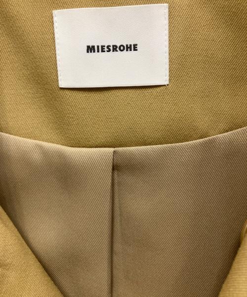 MIESROHE（ミースロエ）MIESROHE (ミースロエ) ドルマンステンカラーコート ベージュの古着・服飾アイテム