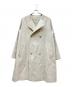 GALERIE VIE（ギャルリーヴィー）の古着「ドライコットンツイルノーカラーコート」｜ベージュ