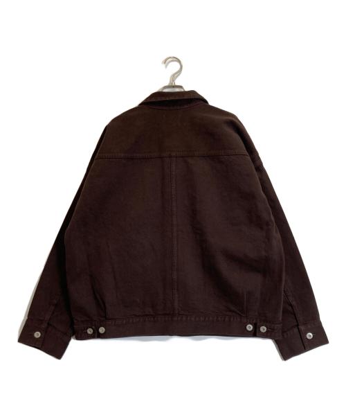 MIESROHE（ミースロエ）MIESROHE (ミースロエ) オーバーサイズデニムカバーオール ブラウン サイズ:1の古着・服飾アイテム