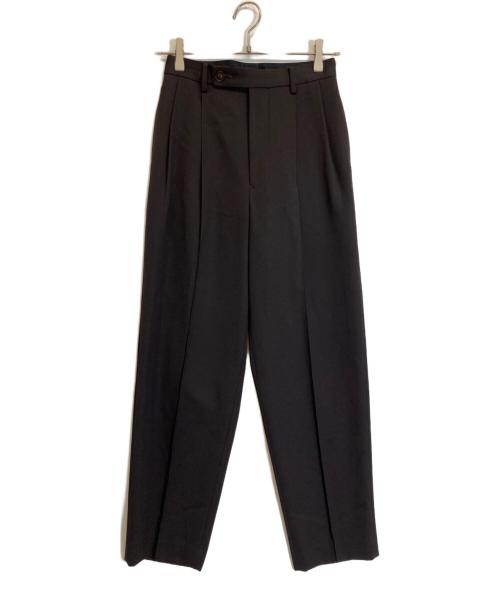 AURALEE（オーラリー）AURALEE (オーラリー) LIGHT WOOL MAX GABARDINE SLACKS ブラウンの古着・服飾アイテム
